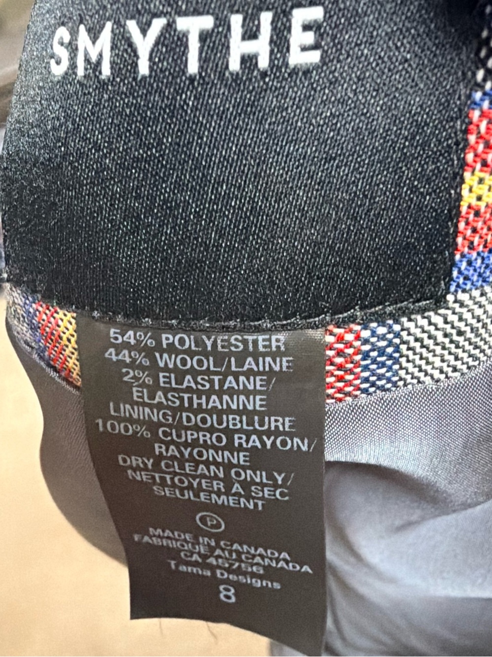 Smythe Plaid Double Breasted Blazer (8) & Karen Millen red top - Picture 13 of 13